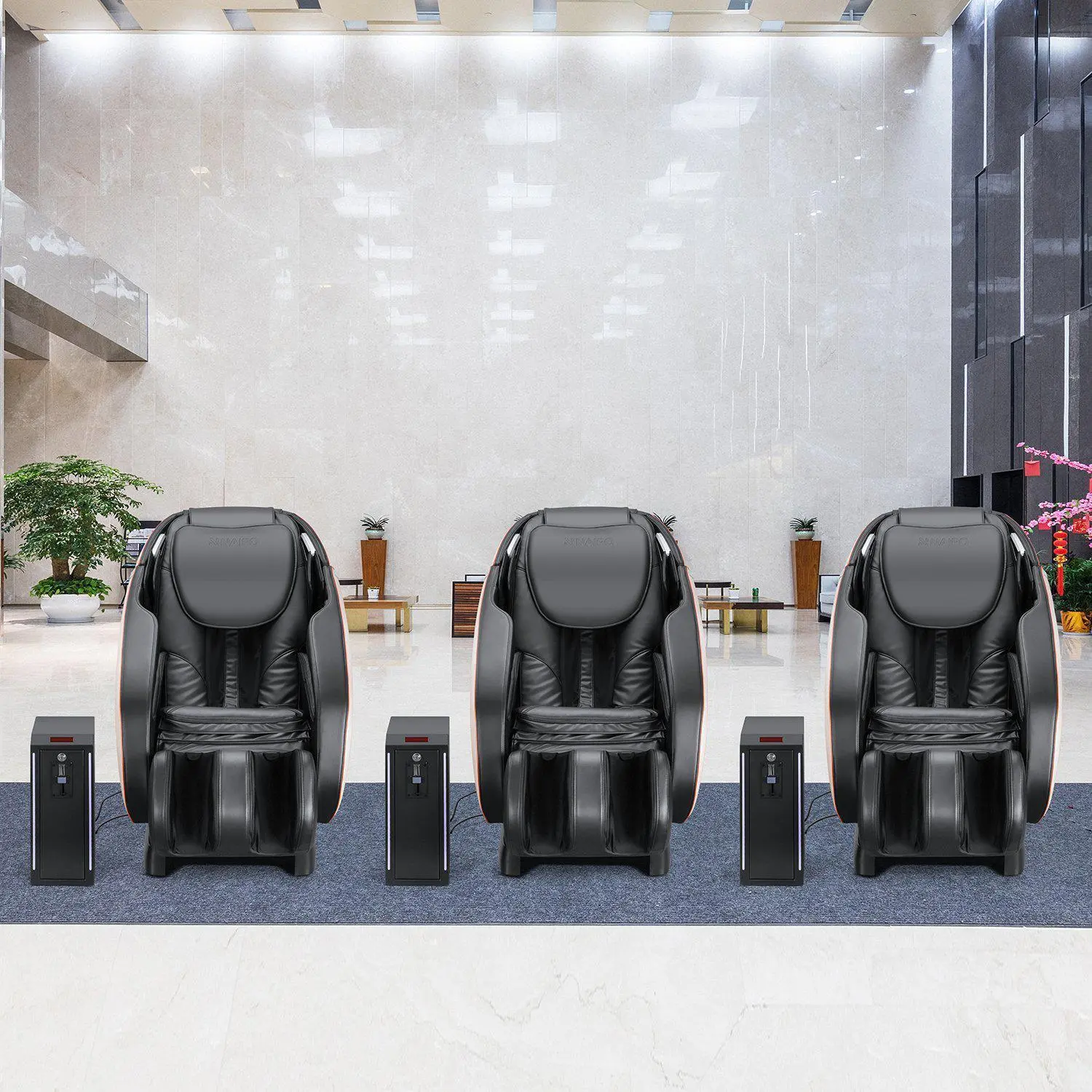 NAIPO Münzbetriebener Massagesessel, mit Münzeinwurf, Gewerblich, Design-Award - Image 12