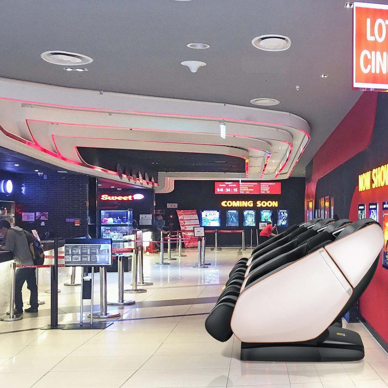 NAIPO Münzbetriebener Massagesessel, mit Münzeinwurf, Gewerblich, Design-Award - Image 13