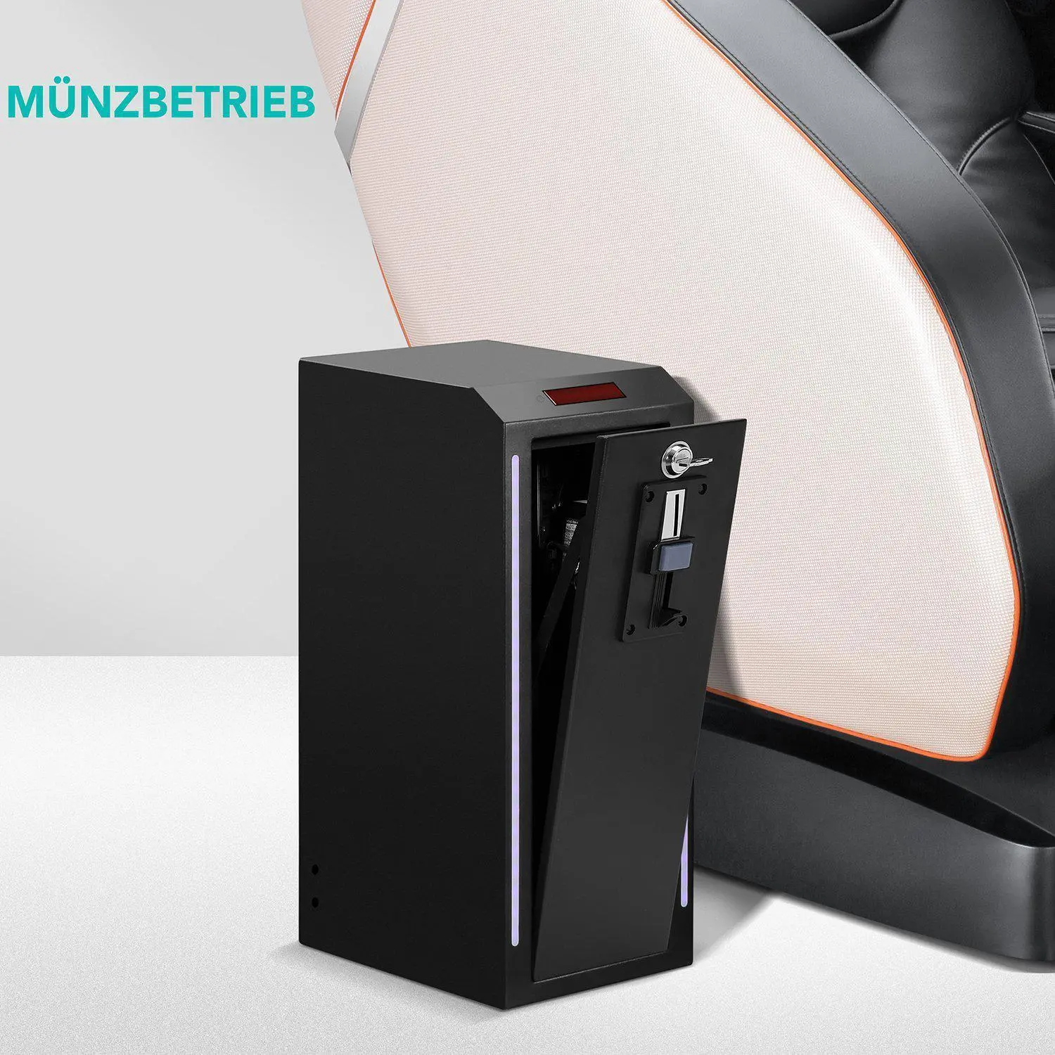 NAIPO Münzbetriebener Massagesessel, mit Münzeinwurf, Gewerblich, Design-Award - Image 3