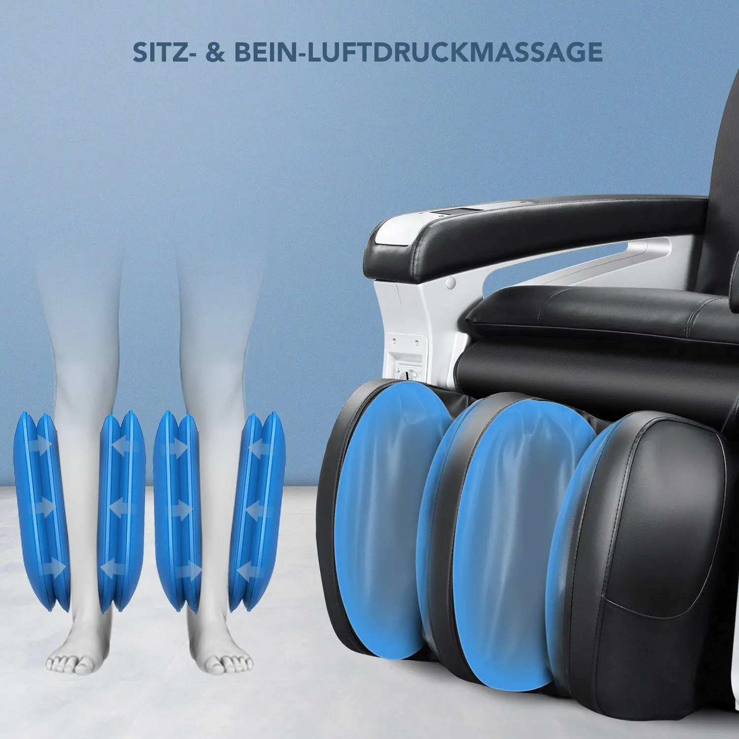 NAIPO Münzbetriebener Massagesessel, Shiatsu Massagestuhl, Doppeltes Sicherheitsystem, Gewerblich, Digitialanzeige - Image 8