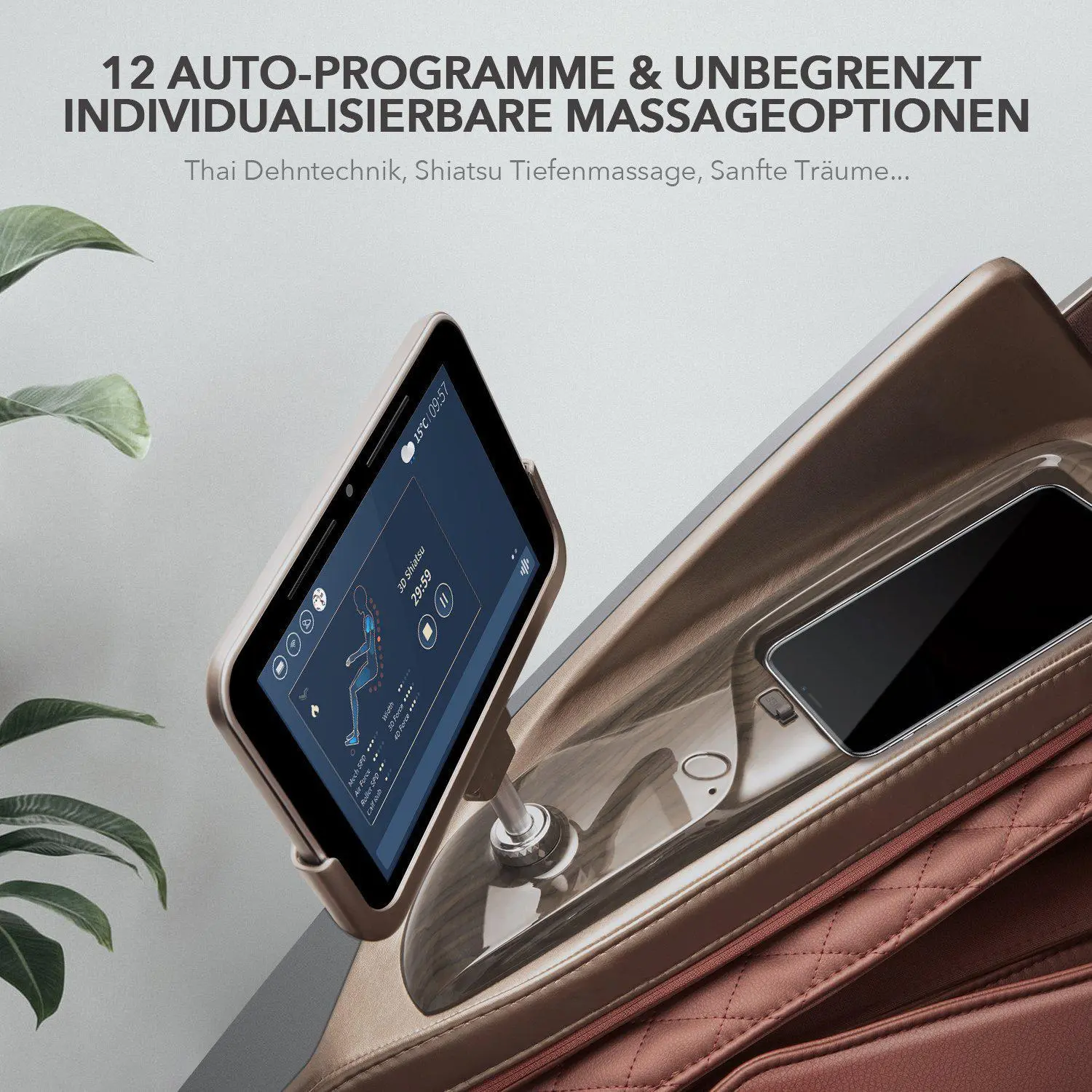 NAIPO 4D High-End Massagesessel, Raumkapsel-Design, integriertes Tablet - Image 3