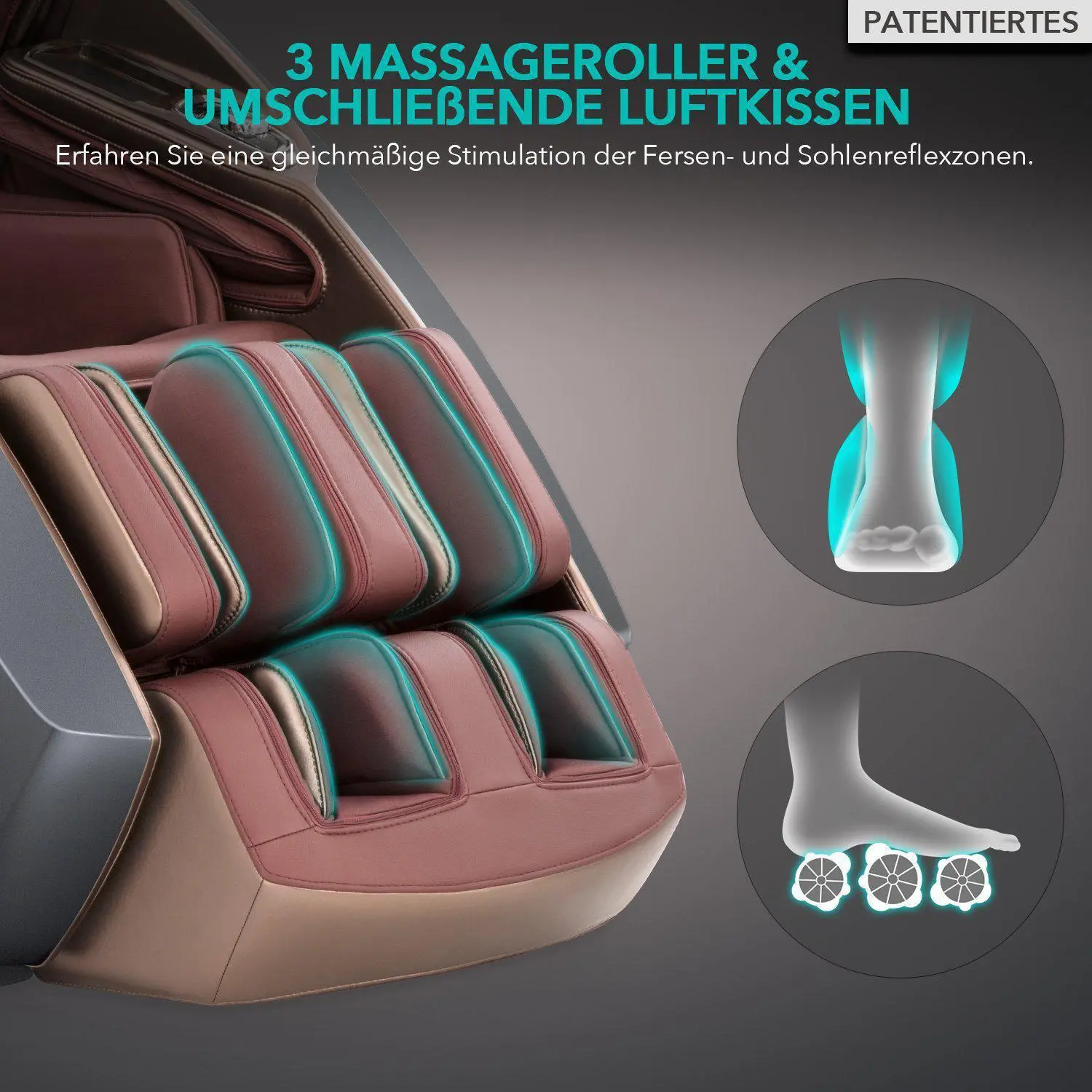NAIPO 4D High-End Massagesessel, Raumkapsel-Design, integriertes Tablet - Image 4